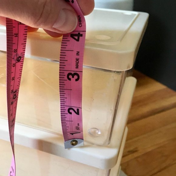 SOLD Vintage Closet Plastic Storage Boxes Set - Picture 6 of 8